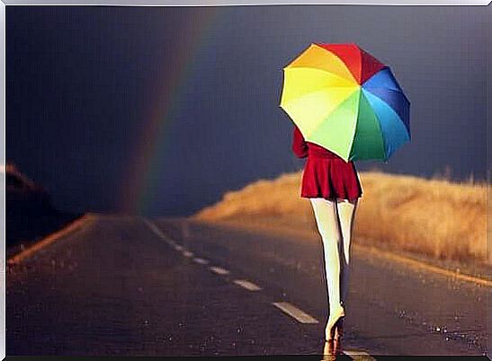 color umbrella