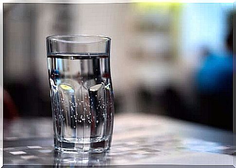 Glass of water