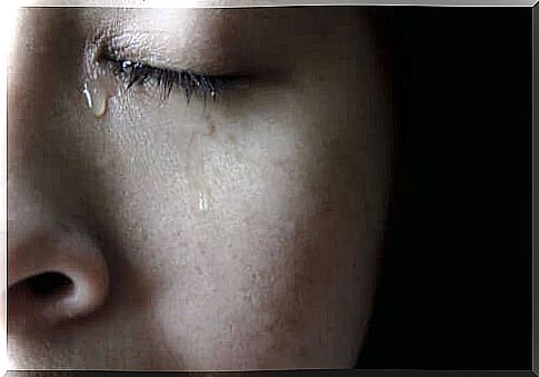 woman crying